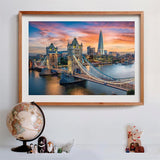 Clementoni - Collectie 31694 - London Twilight, puzzel 1500 stukjes voor volwassenen en kinderen vanaf 10 jaar, behendigheidsspel voor het hele gezin Puzzel Naty Shop