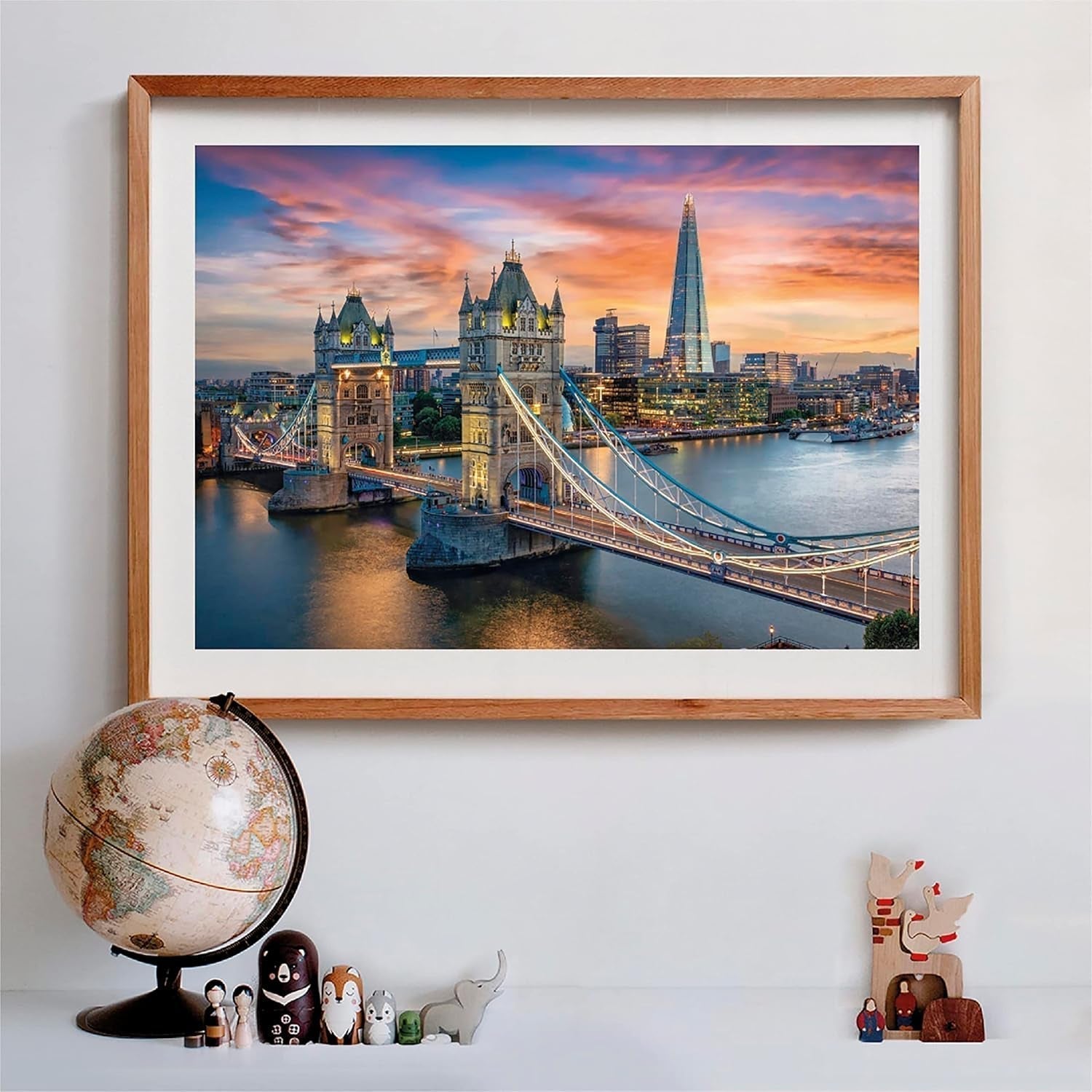 Clementoni - Collectie 31694 - London Twilight, puzzel 1500 stukjes voor volwassenen en kinderen vanaf 10 jaar, behendigheidsspel voor het hele gezin Puzzel Naty Shop