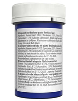Sugarflair Pastelkleurstof voor pasta, Bell Blue, kleurstof voor pasta, fondant en marsepein, spectraal geconcentreerde kleuren - 25g
