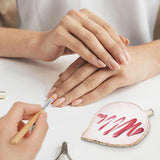 Resin Nail Art Palette Blatt Form Nail Art Werkzeuge Kit Nail Gel Polish Kleuren Palet voor DIY Nail Art Make-Up Nagel Decoratie Zubehör