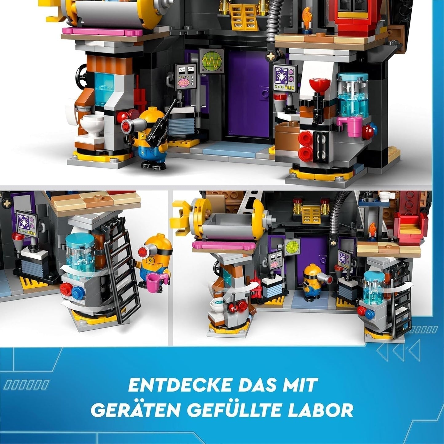 LEGO I - Simply Incorrigible 4 Gru's en Minions' Family Villa I - Simply Incorrigible 4 Movie Speelset Kinderspeelgoedcadeau voor jongens en meisjes vanaf 8 jaar 75583 Bouwsets Beuche in LEGO-Store