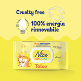 NICE Baby Natte Doekjes 72st Met Deksel Talk Geur Natuurlijke Materialen Zachte Reiniging Baby 1st