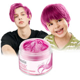 Wasbare Roze Tijdelijke Haarverf Tijdelijke Haarwas Natuurlijke Kapselkleur Pommade Wasbare Haarverf Voor Mannen Vrouwen Feest Cosplay Halloween Kerst Haarverf Naty Shop Standaardtitel