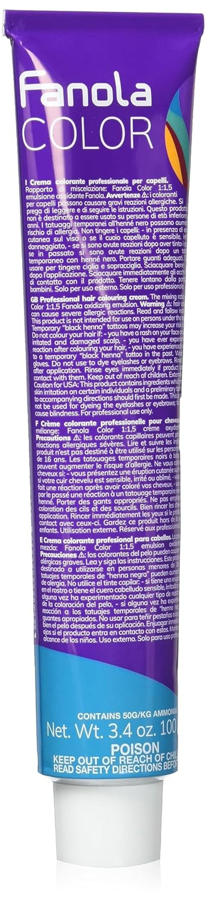 Fanola crema colore Kleurcrème 7.0 Blond, 100 ml Haarverf Naty Shop 11.2 Super Blond