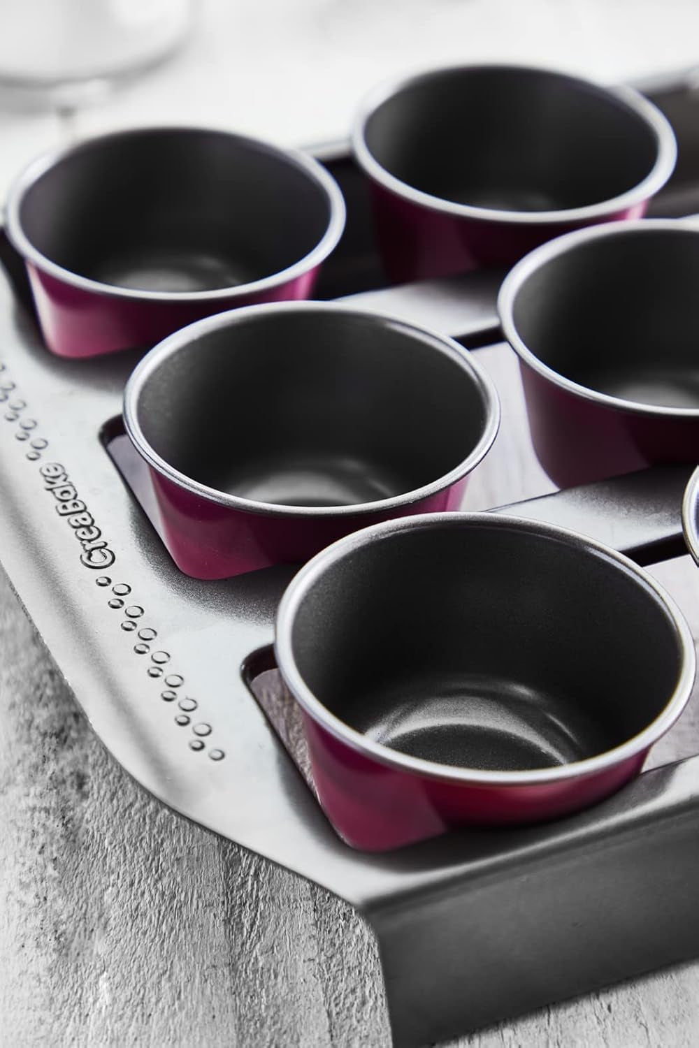 Tefal Creabake J3040104 Kuchenform, 9 Mulden, Antihaftbeschichtung, Austauschbar, Perfektes Backen, Kreative Und Leckere Rezepte, Nicht Compaible Mit Cake Factory, Creabake Vormen en bakplaten Naty Shop
