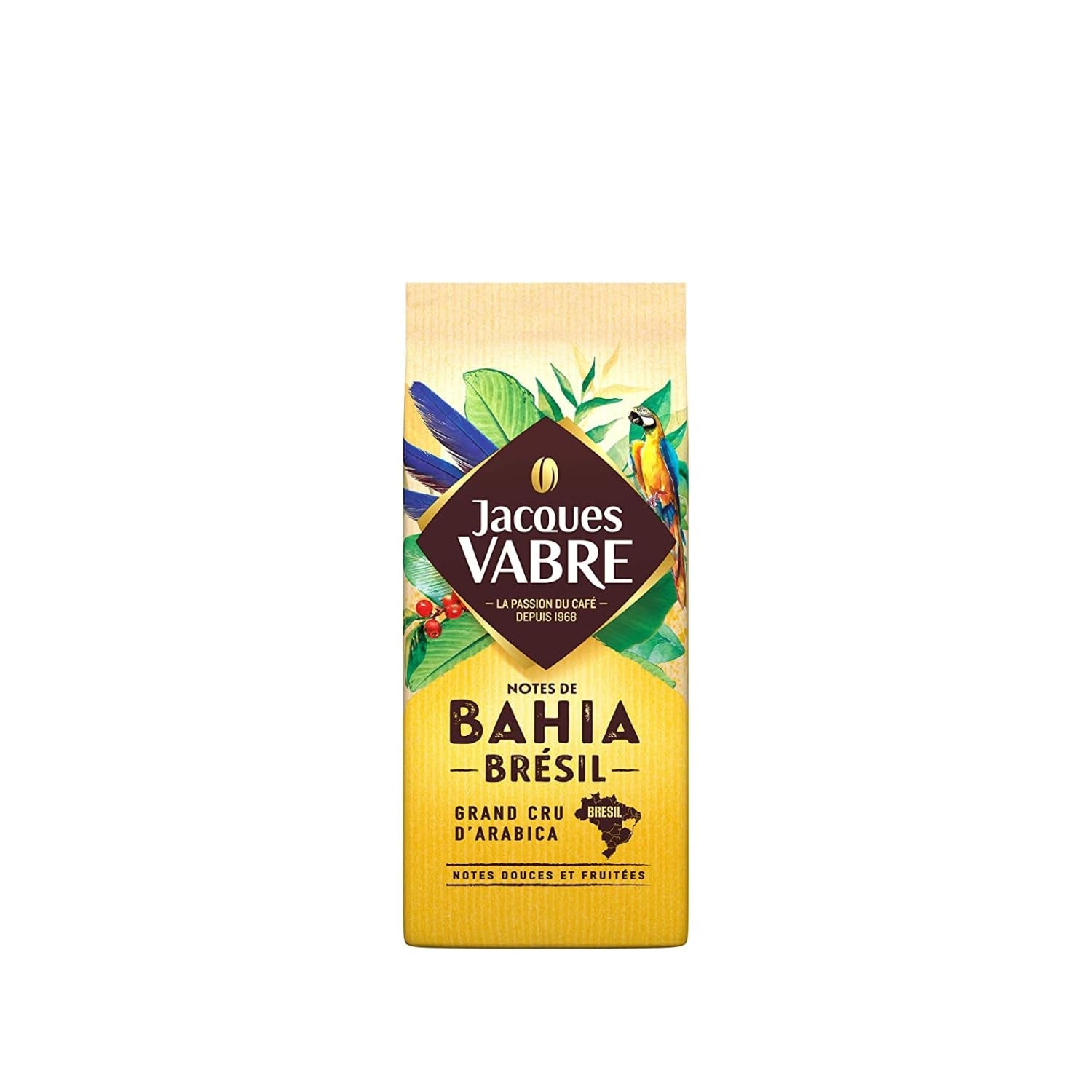 Pure Arabica koffiebonen uit Bahia, Brazilië - JACQUES VABRE - 250 g
