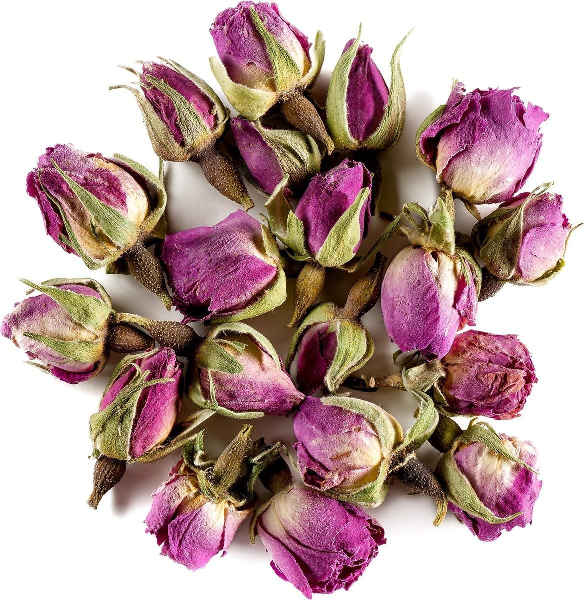 100g premium eetbare rozenknoppen - gedroogde infusie van Atlasrozenblaadjes - zoete en bloemige smaak en aroma - 100% natuurlijk, puur en zonder toevoegingen | Tazarin Ltd