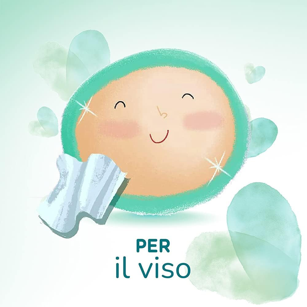Pampers Acqua Pura Babydoekjes 468 stuks (3 stuks) - 99% water, 100% katoen, 0% plastic, alcohol en parabenen - Ideale reinigingsdoekjes voor de gevoelige huid, vochtig, geen toegevoegde ingrediënten