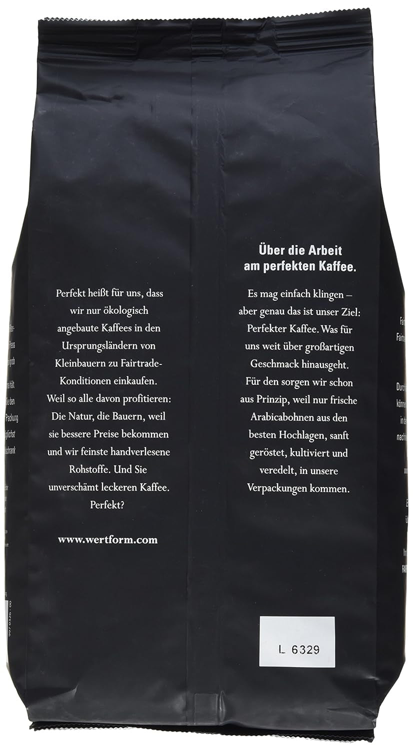 Bio FT Naturland Röstkaffee Arabica Crème, 1kg ganze Bohne