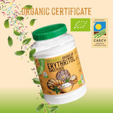 Natuurlijke biologische erythritol, 10G = 7G suiker, 1 Kg Zoetstoffen Naty Shop