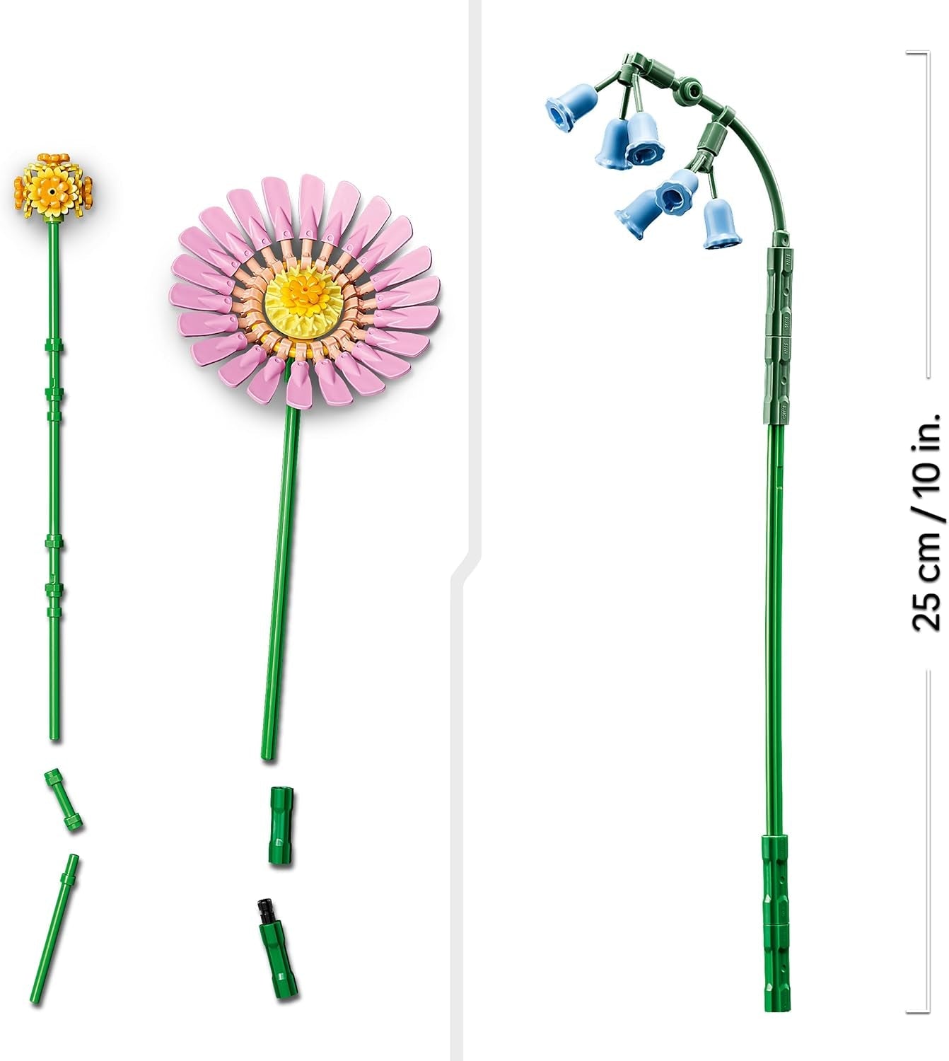 LEGO Botanicals Klein Zomerboeket - Kunstbloem Bouwset - Incl. klokjes, boterbloemen, tulpen - Cadeau-idee voor dames, moeders en heren - 10347 Bouwsets Besuche den LEGO-Store