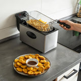 Bomann® oliefriteuse, capaciteit 3 liter, Cool Zone-technologie en afvoer, 2000 W Huishoudelijke apparaten Naty Shop