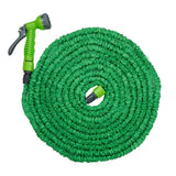 Kinzo Flexibele Tuinslang 20 m - incl. slangetje Slangaccessoire - Flexibele slang met sproeikop met 7 spuitposities - Kunststof - Groen/Grijs