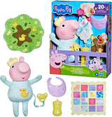 Peppa Pig 28 cm Evie interactieve pop met 20 geluiden en vele functies, speelgoedset voor kinderen vanaf 3 jaar