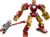 LEGO Marvel Iron Man Mech versus. Ultron - Superheldenspeelgoed met 2 minifiguren - Actiefiguur met beweegbare armen, benen en vingers - Cadeau voor jongens en meisjes vanaf 6 jaar 76307 Beschouw de LEGO-Store bouwsets