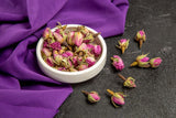 100g premium eetbare rozenknoppen - gedroogde infusie van Atlasrozenblaadjes - zoete en bloemige smaak en aroma - 100% natuurlijk, puur en zonder toevoegingen | Tazarin Ltd