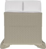 Italiaans beddengoed CHIC zomerdekbed, microvezel, DUBBEL 250X250Cm, bruin Dekbedden en quilts Naty Shop Standaard titel