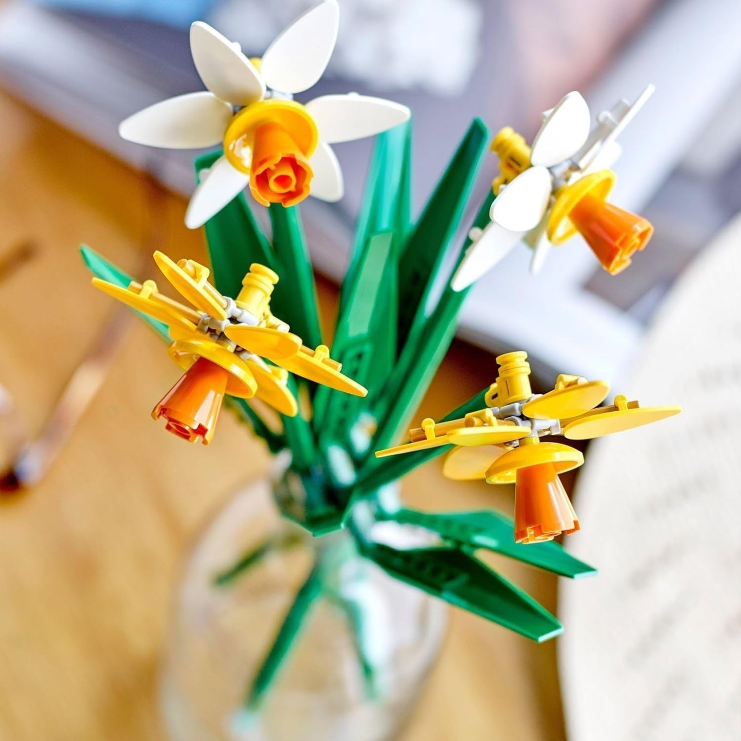 Narcissen LEGO Botanicals - Paascadeaus voor meisjes en jongens - Kunstbloemen voor kinderen - Bloemboeket als kamer- of kantoordecoratie - Cadeau voor vrouwen - 40747 Bouwsets Besuche den LEGO-Store