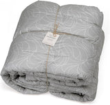 Foppapedretti Notte & Natura Pearl Wave dekbedovertrek voor tweepersoonsbed, 100% katoenen hoes, made in Italy Dekbedden en dekbedden Naty Shop