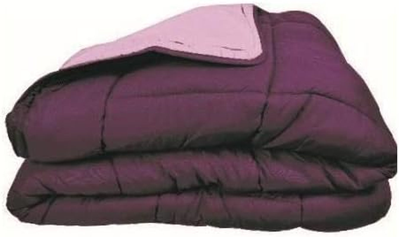 Couette CALGARY Chocolade/Corail 140 Dekbedden en dekbedden Naty Shop 200X200X1 Cm