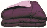 Couette CALGARY Chocolade/Corail 140 Dekbedden en dekbedden Naty Shop 200X200X1 Cm