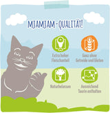 MjAMjAM - Premium natvoer voor katten - Verfijnde forel met sappige kip, 6 stuks (6 x 400 g), graanvrij