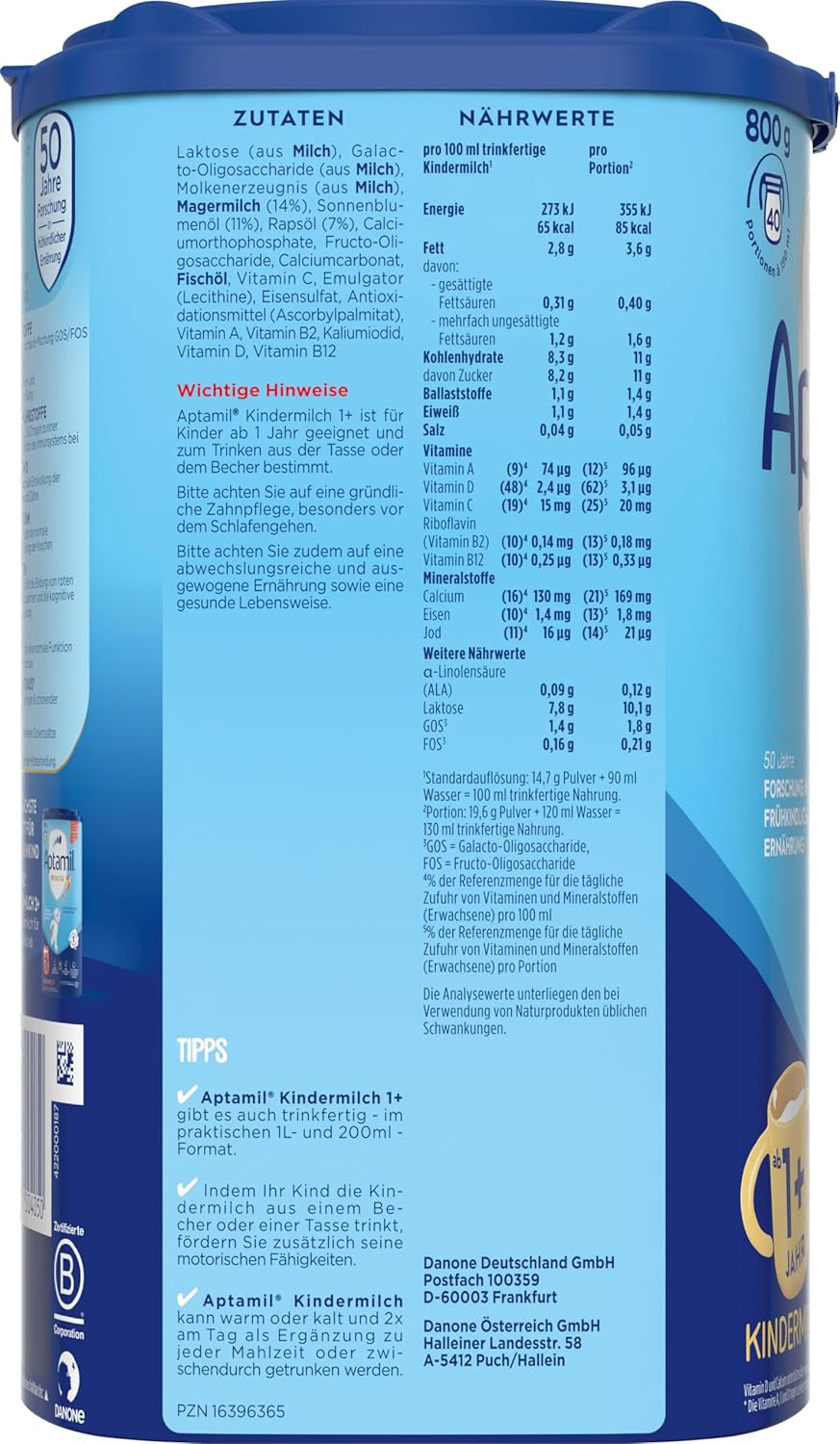 Aptamil Groeimelk 1 Plus - Groeimelk vanaf 1 jaar - 800g