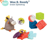 B. Toys Babyspeelgoedset met zebraknuffel, bijtring, zachte bouwstenen en ballen - Motoriek Speelgoedcadeauset voor pasgeborenen vanaf 0 maanden Babyspeelgoed Naty Shop