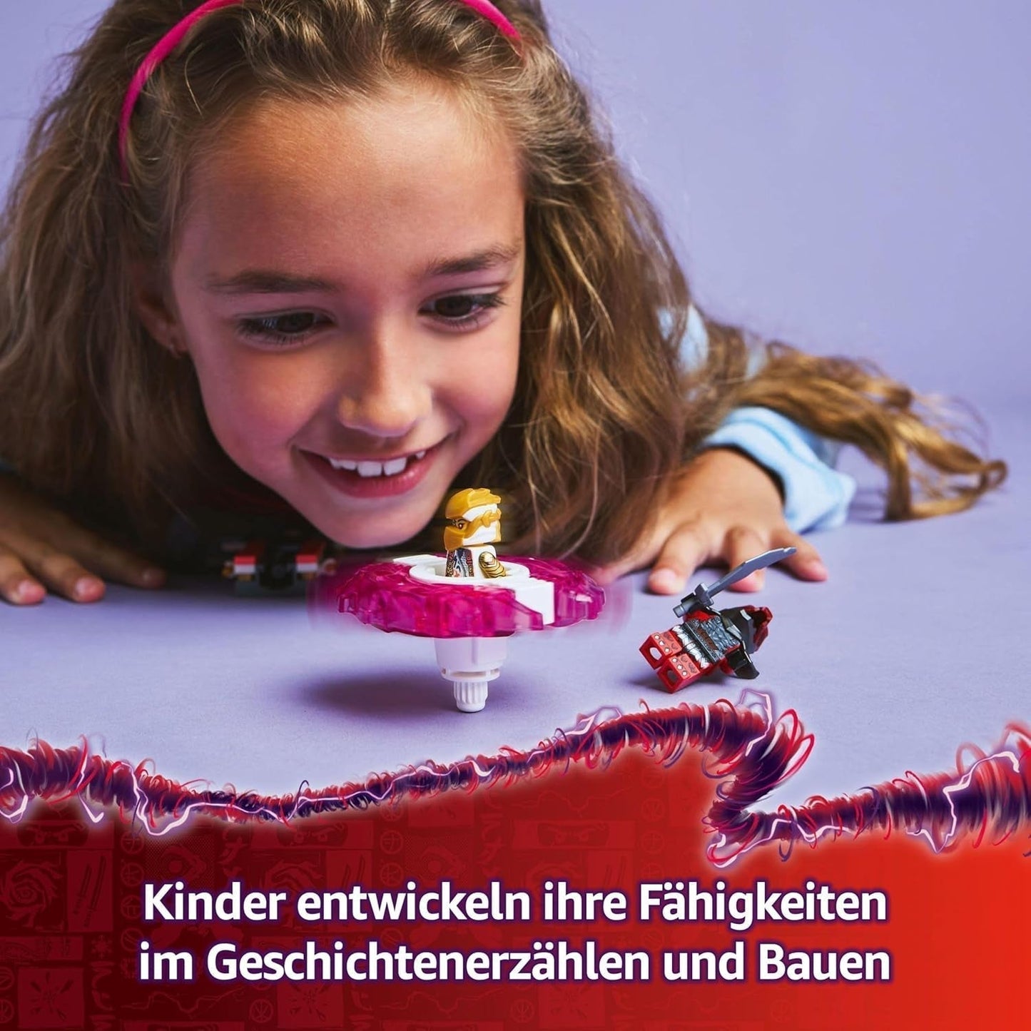 LEGO NINJAGO Sora's Draak Spinjitzu Spinner - Actie Ninja speelgoed met 2 minifiguren - Kleine speelset voor kinderen - Cadeau-idee voor jongens en meisjes vanaf 6 jaar 71824 Bouwsets Besuche in LEGO-Store
