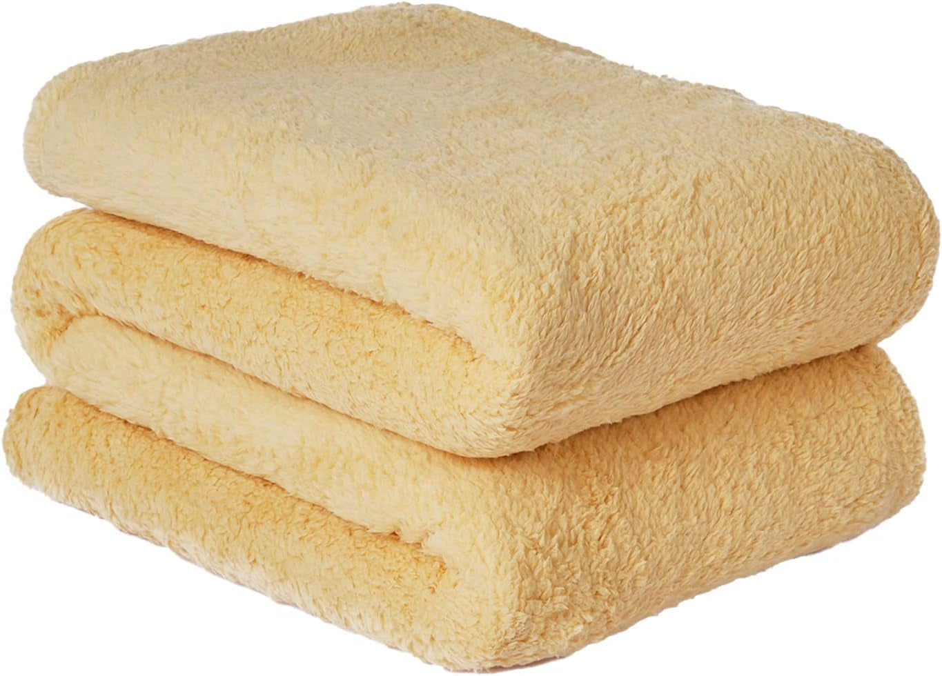 Brentford's Teddy Fleece Deken Groot Beddeken Pluche Superzacht Warm Slaapbank Sprei Zwart - 150 X 200 Cm Bedden en Dekens Besuche den Brentfords-Store Geel Oker 200 X 240 Cm