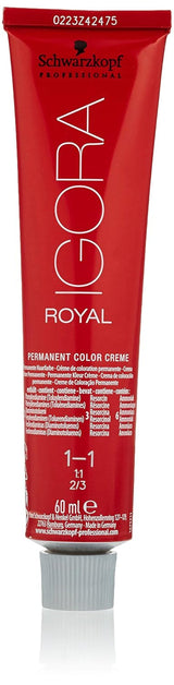 Schwarzkopf IGORA Royal Premium Hair Colour 1-1 blauw-zwart, 1 pakje (1 x 60 g) Haarverf Naty Shop Standaard titel