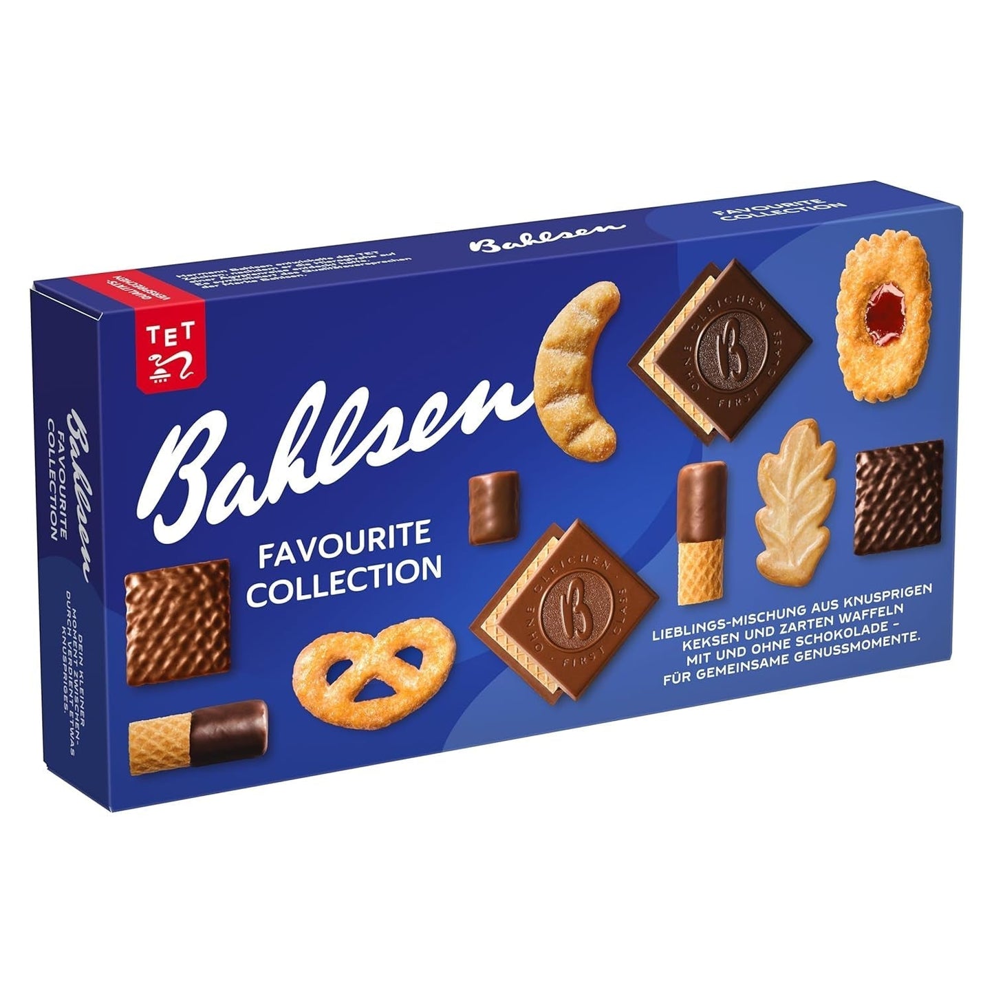 Bahlsen Favorite Collection S Pak van 6 knapperige koekjes en wafelmix pure chocolademelk (6 x 161 g / 966 g)