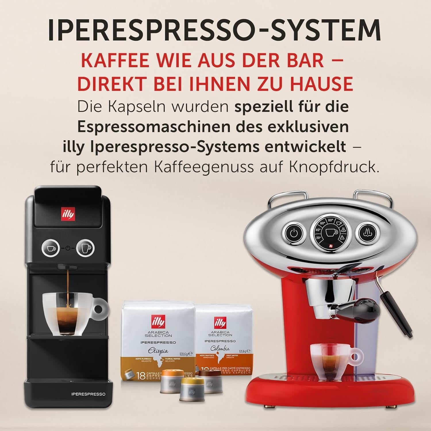 illy, Iperespresso Arabica Selection Kolombien, 100% Arabica mit Fruchtigen Noten von Zitrusfrüchten en Roten Früchten, Gesmack mit Tarter Säure, 6 Packungen à 18 Kapseln (Insgesamt 108 Kapseln)
