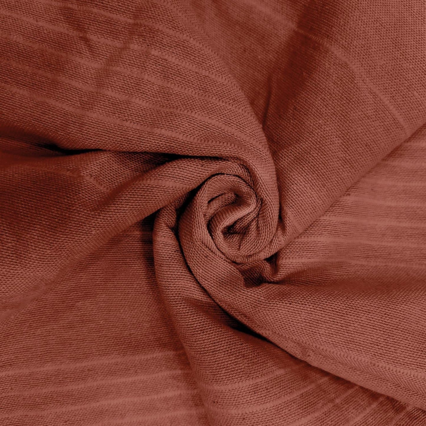 Soleil D'Ocre, Adele, sprei, banksprei, katoen, steenrood, 220 X 240 Cm Bedden en dekens Besuche den Soleil d'ocre-Store