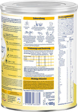 BEBA 2 - Opvolgmelk na 6 maanden, met 5 HMO-complex, leeftijdsafhankelijk eiwitgehalte, lactosevrij, palmolievrij, visolievrij, babyvoeding, babymelkpoeder, verpakking van 3 (3 x 800 g)