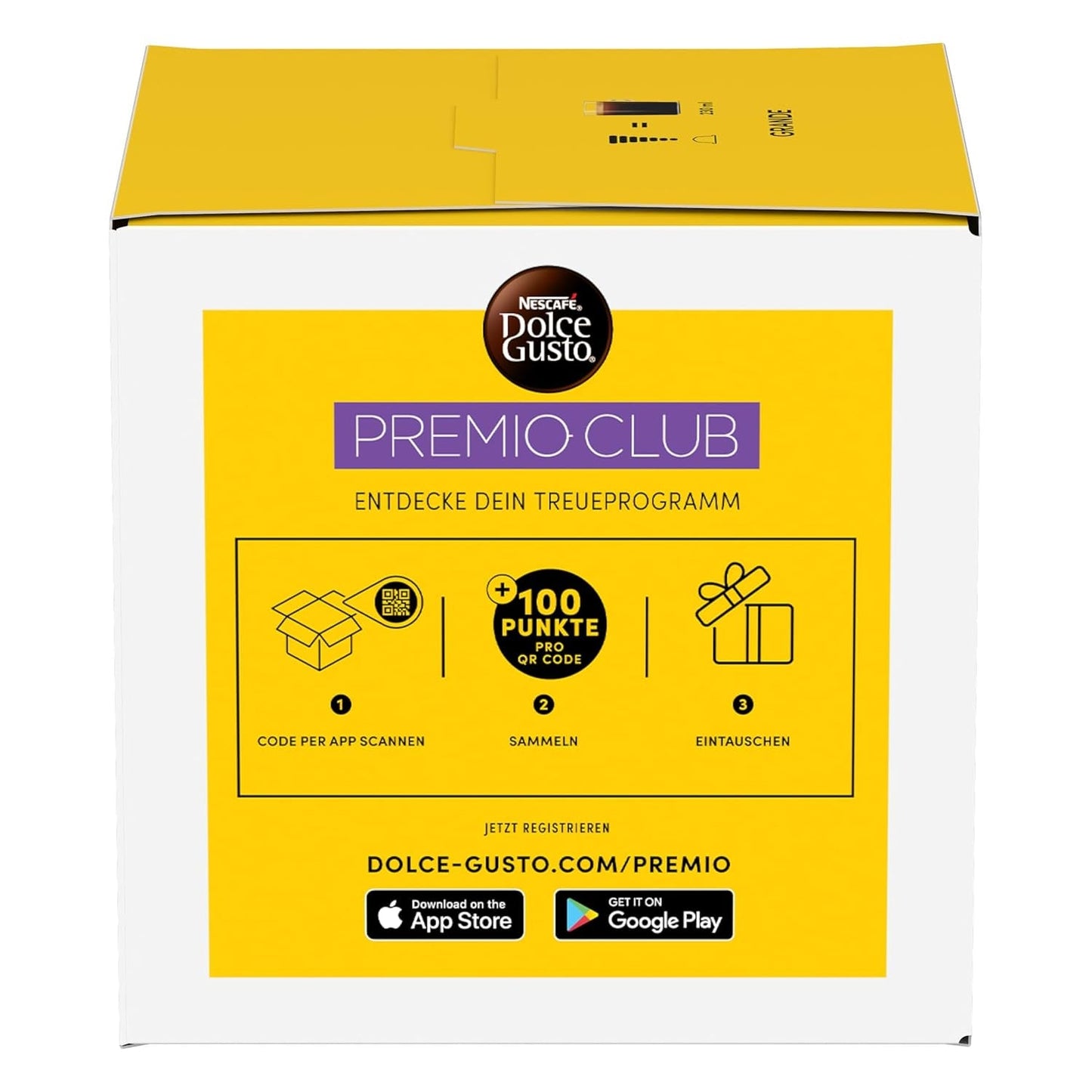 NESCAFÉ DOLCE GUSTO Grande Kaffeekapseln 3er-pakket (3 x 16 Kapseln)