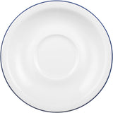 Seltmann Weiden 18-delig Koffieservies | Compact-serie, Blue Edge | De set bestaat uit 6 ontbijtborden, 6 koffiekopjes en 6 schoteltjes, blauw