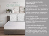Traumnacht Green Basic Kussenset bestaande uit twee kussens 80 X 80 Cm, Oeko-Tex gecertificeerd, geproduceerd volgens de Duitse kwaliteitsnorm Naty Shop standaardkussens