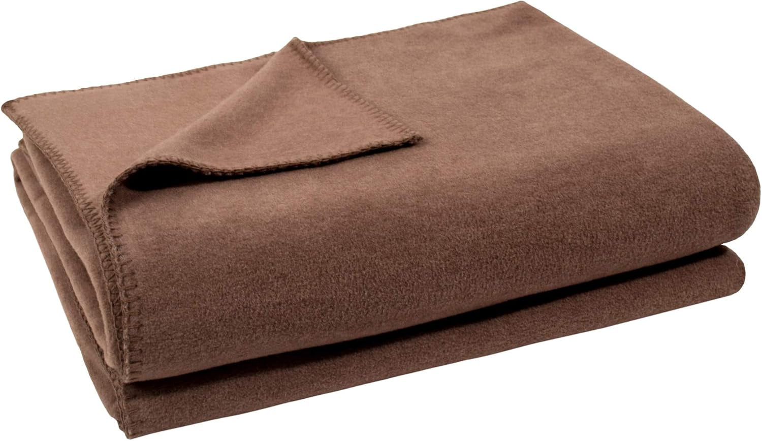 Zoeppritz deken in kleur: Rood, Gemaakt van 65% Polyester, 35% Viscose, Afmeting: 160X200 Cm, 103291-235-160X200 Zoeppritz Bedden en Dekens Sinds 1828 840 Smoke 180X220 Cm