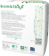 Bambiboo Mini Wegwerpluiers Huidvriendelijk met Zachte Bamboevezel Navelopening - Luiers voor pasgeborenen - Wegwerpluiers voor pasgeborenen - Huidbescherming - Maat 2, 25 stuks