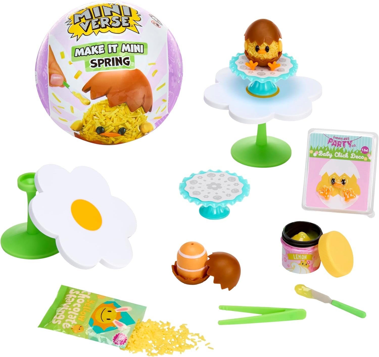 MGA's Miniverse Make It Mini Spring Series - Seizoensgebonden miniatuur verzamelobjecten van hars voor doe-het-zelf en display met replica, niet-eetbare ingrediënten - voor verzamelaars en kinderen vanaf 8 jaar