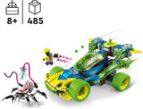 LEGO Dreamzzz Mateo met Z-Blob Action Racer, 2-in-1 fantasiespeelset met voertuigen, minifiguren en droomwezens voor kinderen vanaf 8 jaar, cadeau voor jongens en meisjes 71491 Bouwsets Beuche in LEGO-Store