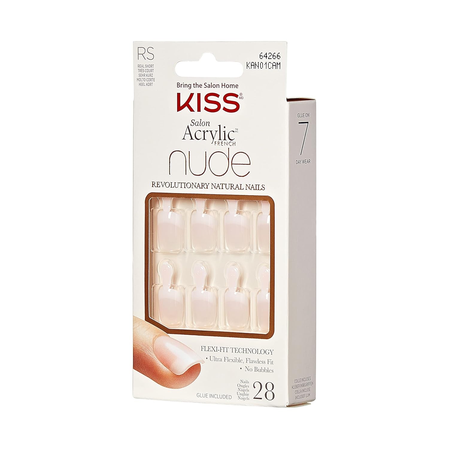 Kiss Nude Nails Amazing Nails (pak van 2)