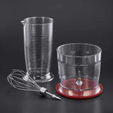 Russell Hobbs Stabmixer [3-in-1: Pürierstab/Zerkleinerer, Mixer- & Schneebesenaufsatz] Desire Rot (Bpa-vrij & Spülmaschinenfestes Zubehör, Für Smoothie, Suppen Saucen, Joghurt Babynahrung) 24700-56 Keuken Naty Shop