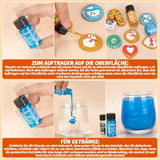 Essbarer Glitzer - 3 Torten Kuchen Deko Essbare, Metallic Lebensmittelfarbe Flüssiges, Eetbare Glitter Voor Muffin, Cocktail, Marshmallows - 10Ml Naty Shop