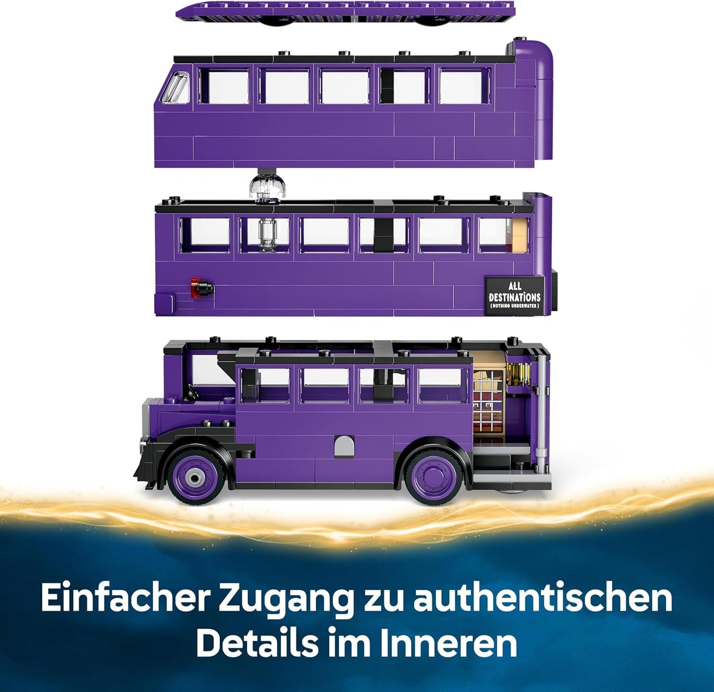 LEGO Harry Potter avonturen met de reizende ridder bouwset met 5 minifiguren, waaronder Ernie Prang, Stan Shunpike en Padfoot Bus speelgoed voor Wizarding World-fans jongens en meisjes vanaf 8 jaar 76446 Bouwsets Beuche in LEGO-Store