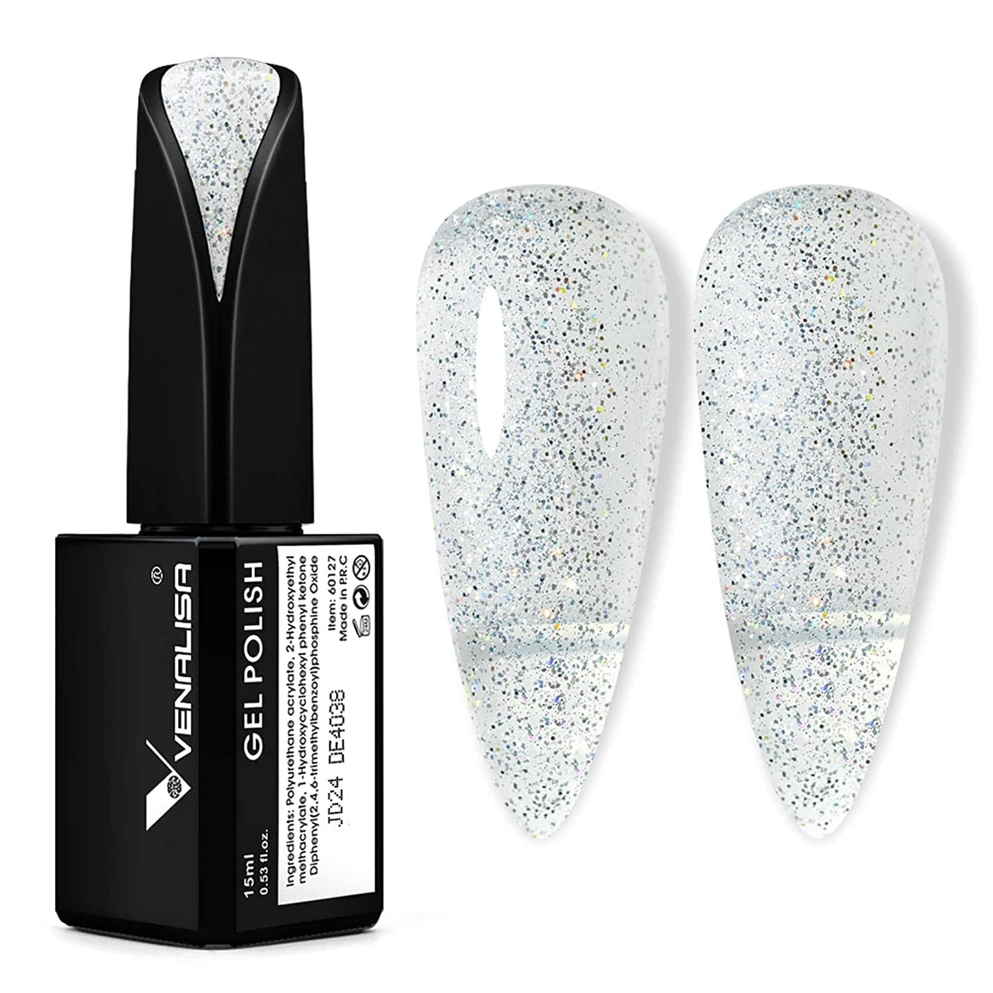 VENALISA Koraal Oranje UV Nagellak 15 ml Gel Nagellak Voor UV Nagellamp Transparant Koraal Oranje Gel Nagellak Modellen Voor DIY Nagelontwerp