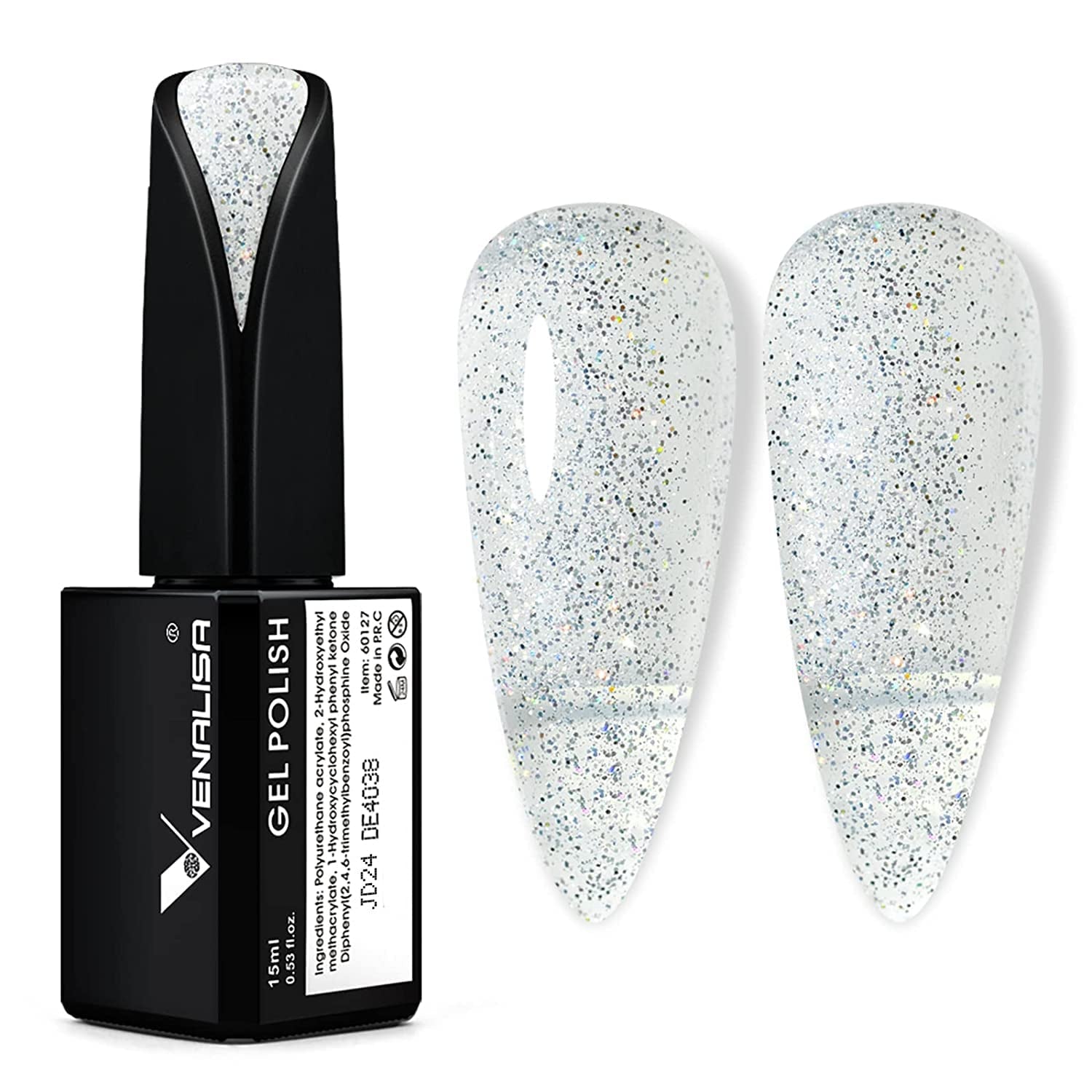 VENALISA Koraal Oranje UV Nagellak 15 ml Gel Nagellak Voor UV Nagellamp Transparant Koraal Oranje Gel Nagellak Modellen Voor DIY Nagelontwerp