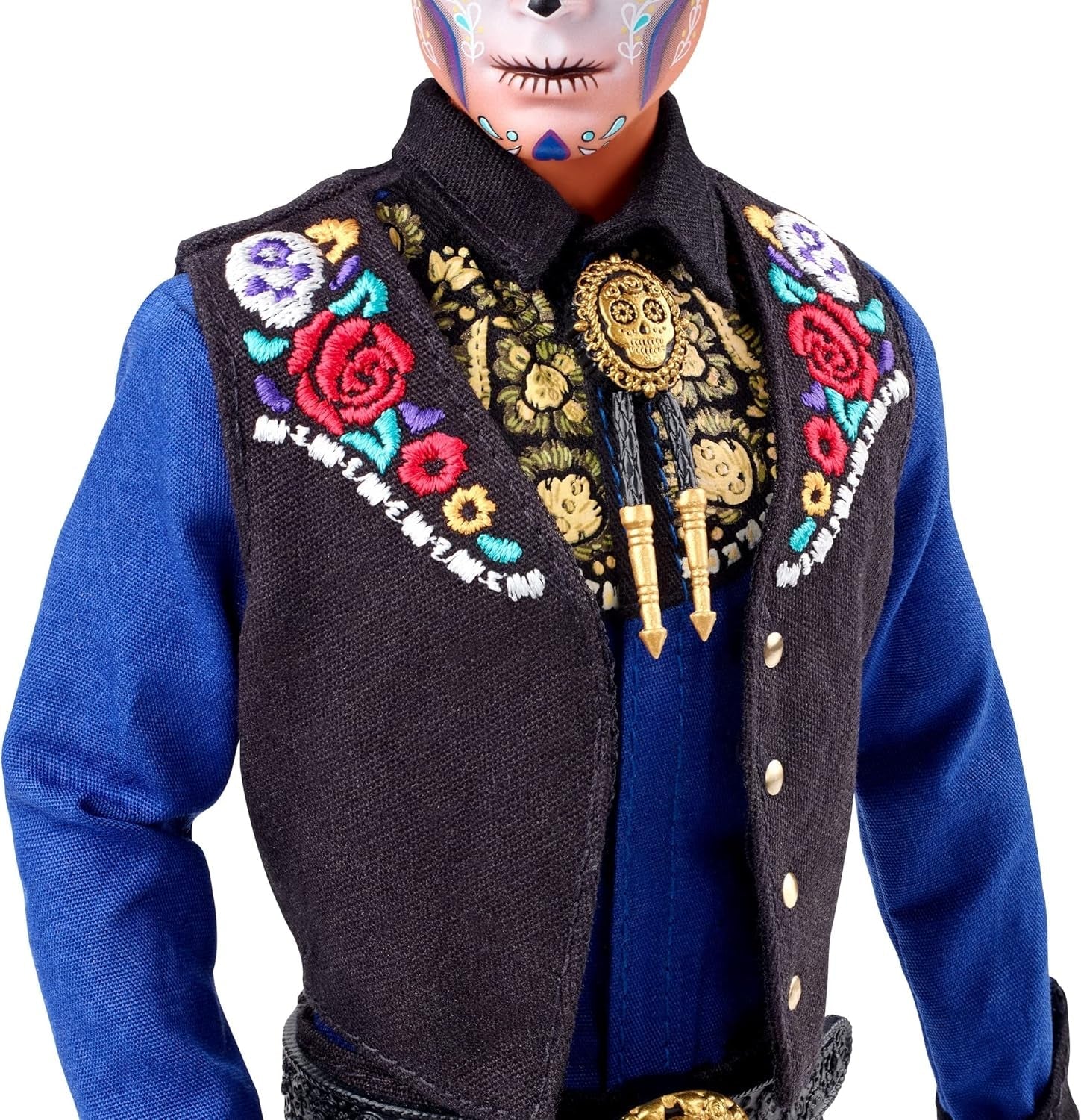Ken Barbie 2022 Día De Muertos pop met shirt, vest en sombrero, Calavera Face Paint, cadeau voor verzamelaars