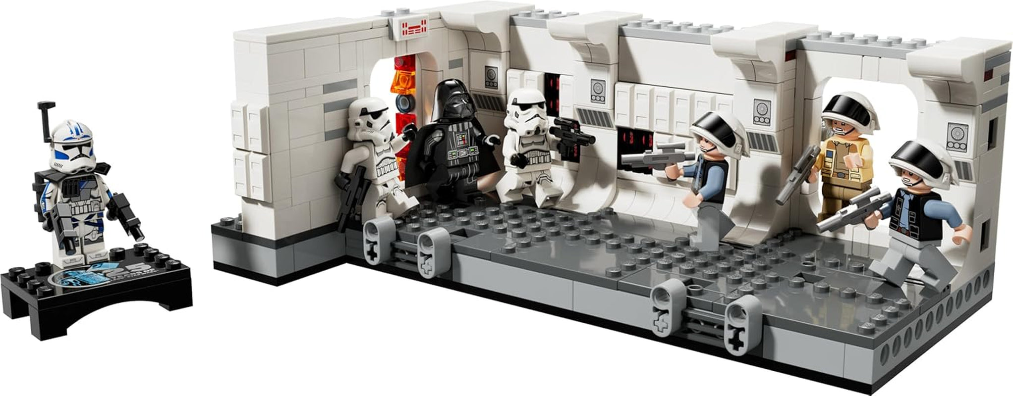 LEGO Star Wars Tantive IV Boarding, A New Hope Movie bouwspeelgoed, verzamelbare fantasiespeelset, cadeau-idee voor jongens en meisjes vanaf 8 jaar en verzamelaars 75387 Bouwsets Beuche in LEGO-Store